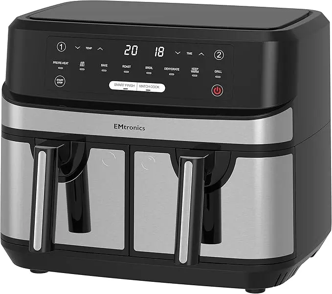 EMtronics 9L Dual Air Fryer