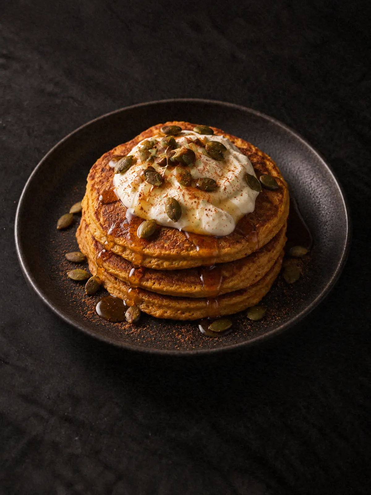 Protein Pumpkin Pancakes