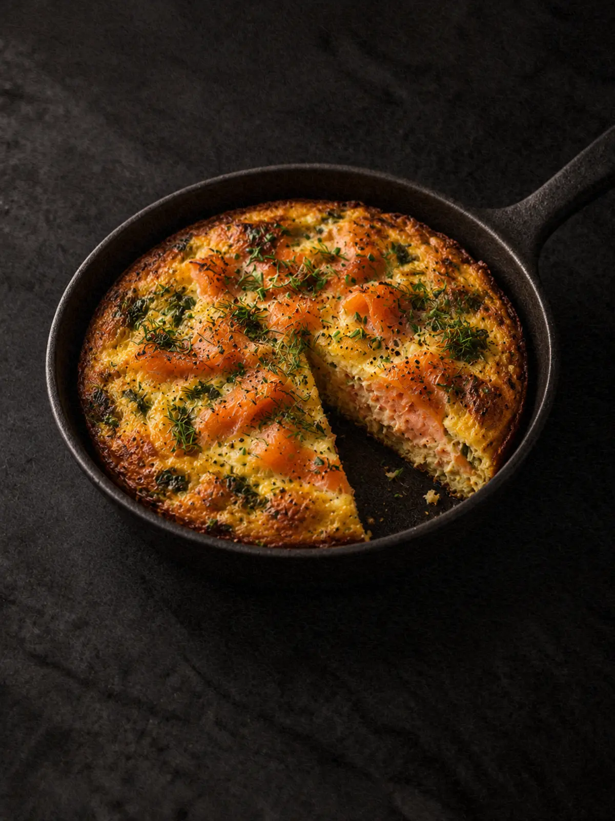 Smoked Salmon Frittata