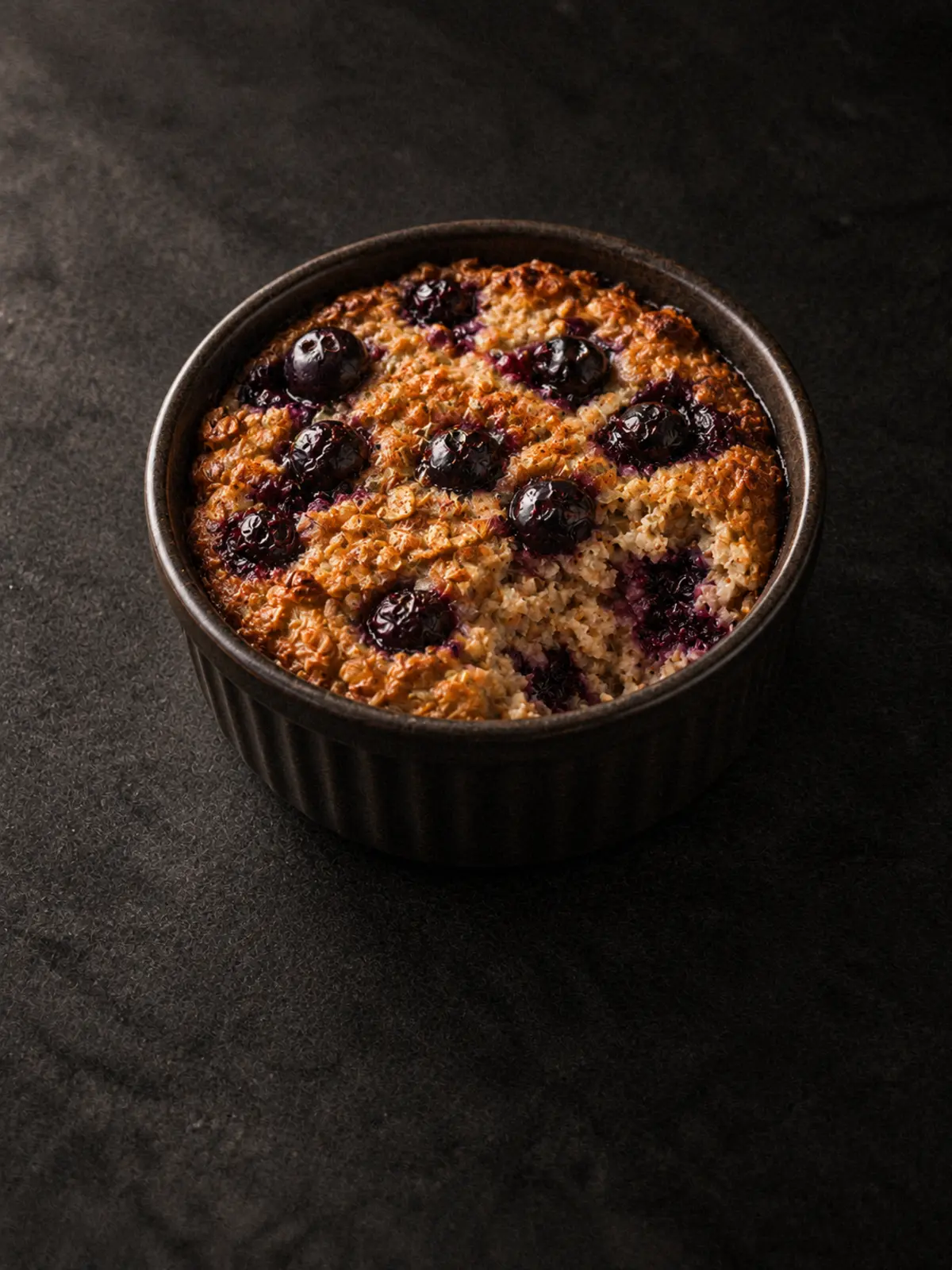 Blueberry Protein Baked Oats