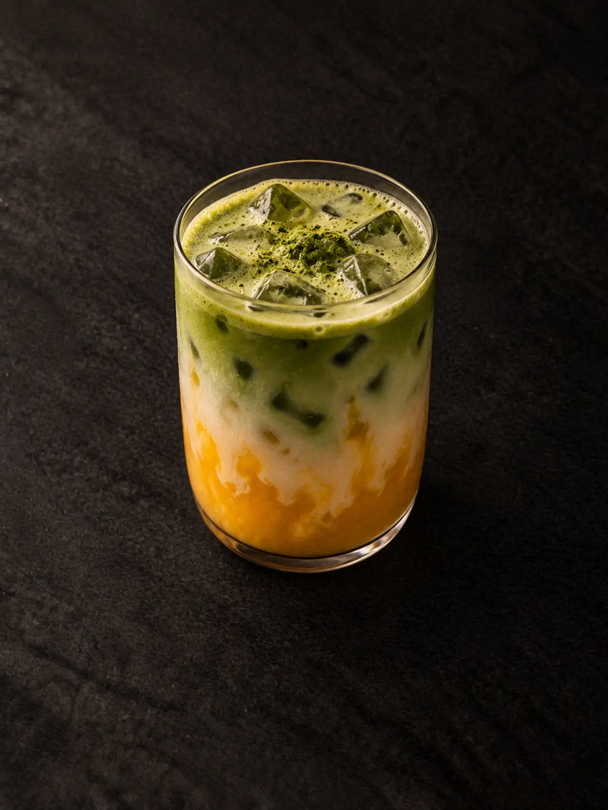 Mango Iced Matcha Latte