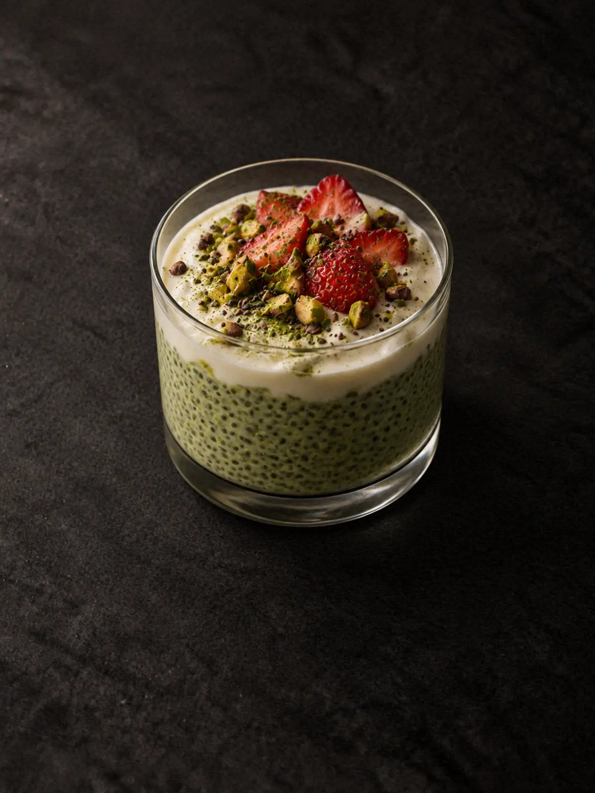 Protein Matcha Chia Pudding