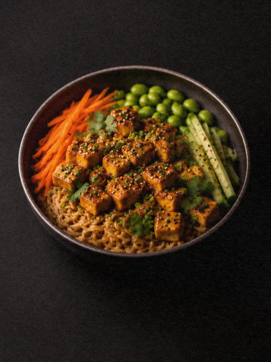 Fresh Tofu Noodle Bowl