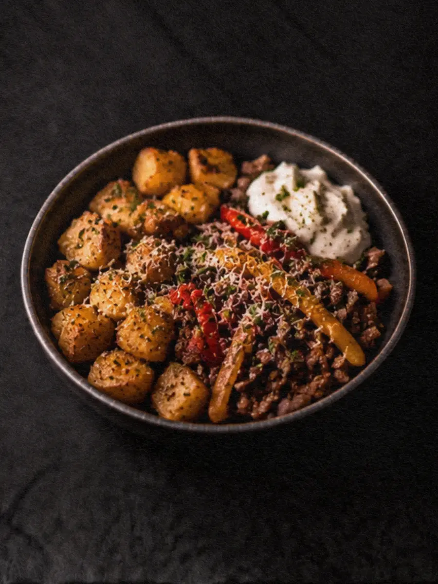 Hearty Taco Beef Potatoes