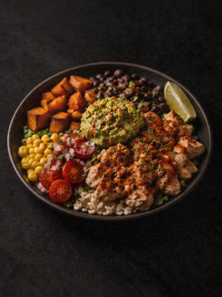 Protein-Packed Chicken Burrito Bowl