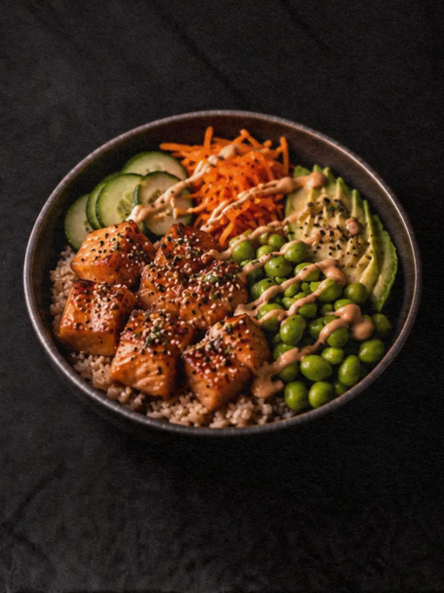 Vibrant Salmon Rice Bowls