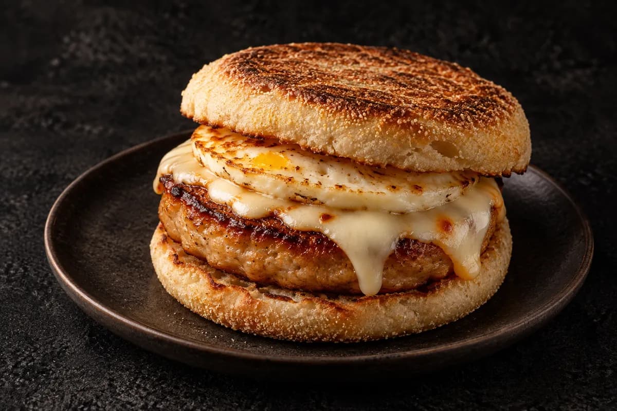 Chicken & Egg Breakfast Muffin