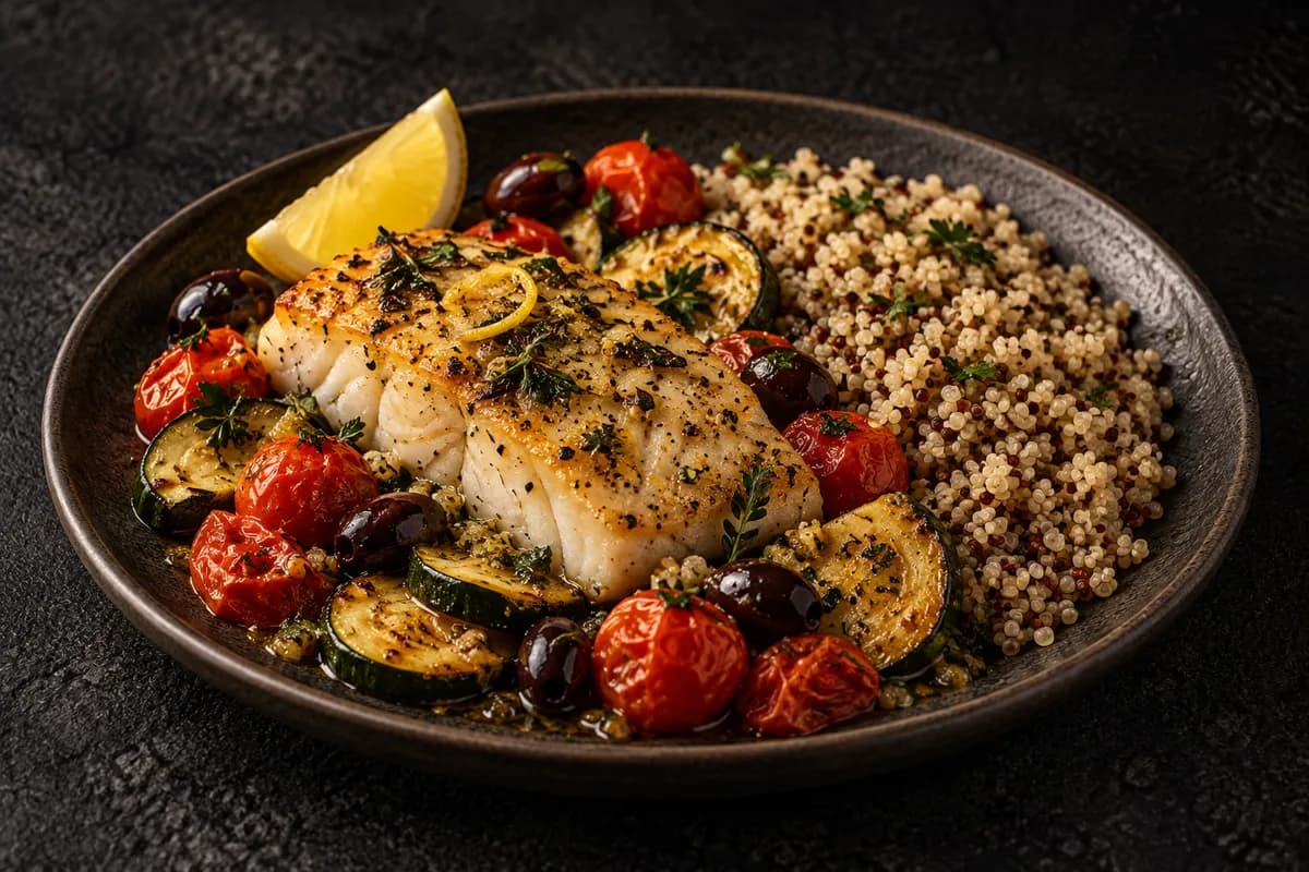 Mediterranean Baked Fish