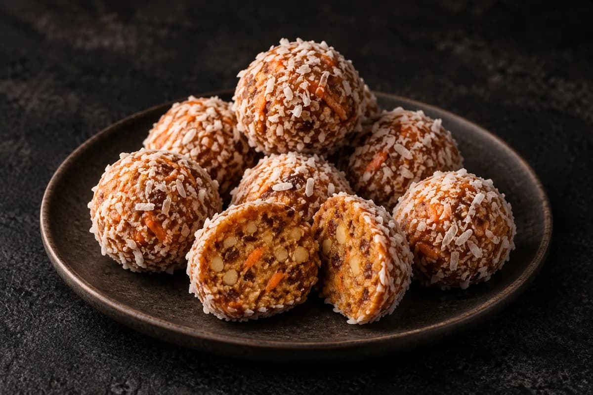 No-Bake Carrot Cake Bites